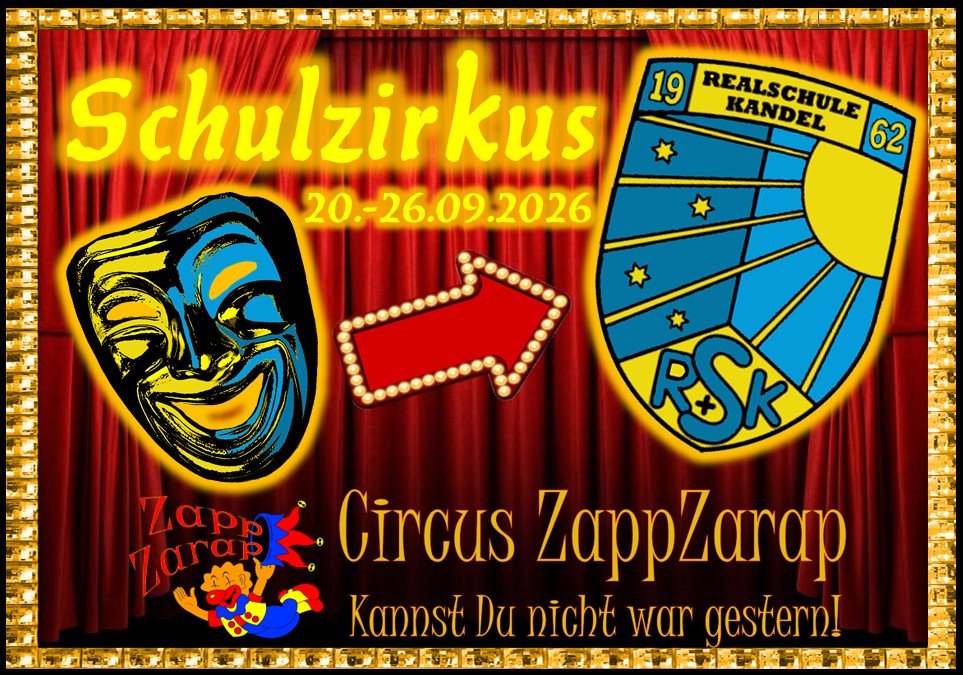 🎪SAVE THE DATE: ZIRKUS ZAPPZARAP AN DER RSK
